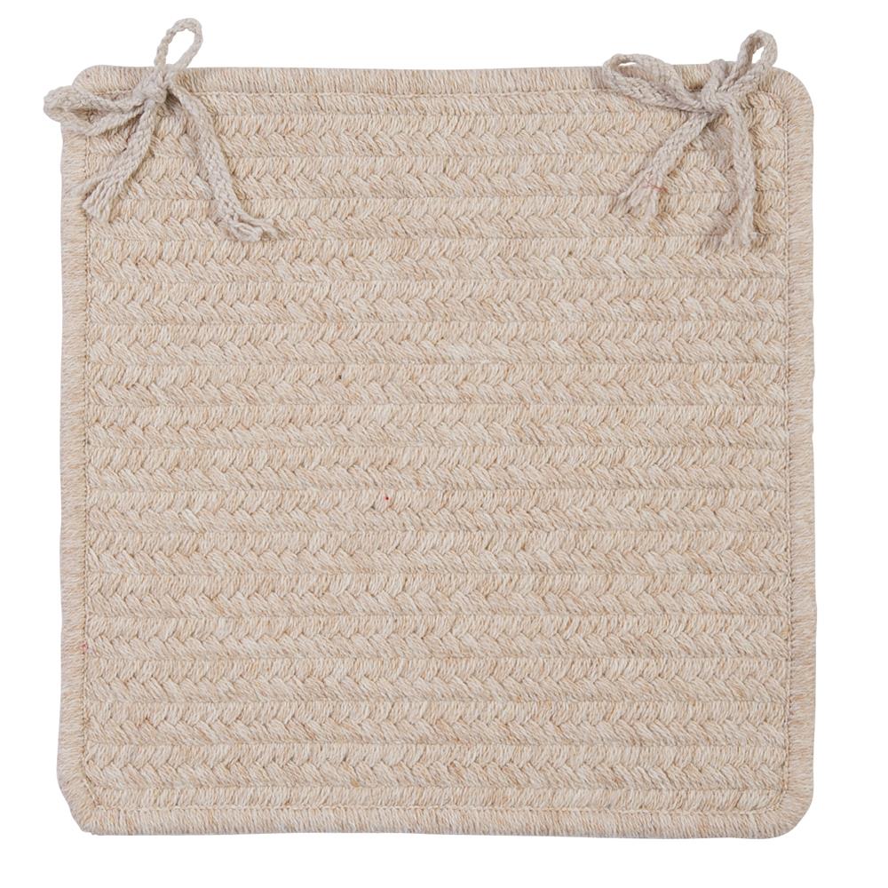 Colonial Mills WM91A015X015S Westminster- Natural Chair Pad (set 4)